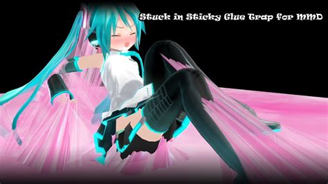 粘液拘束|【MMD】ネバネバトラップ【粘着拘束】(Sticky Glue。